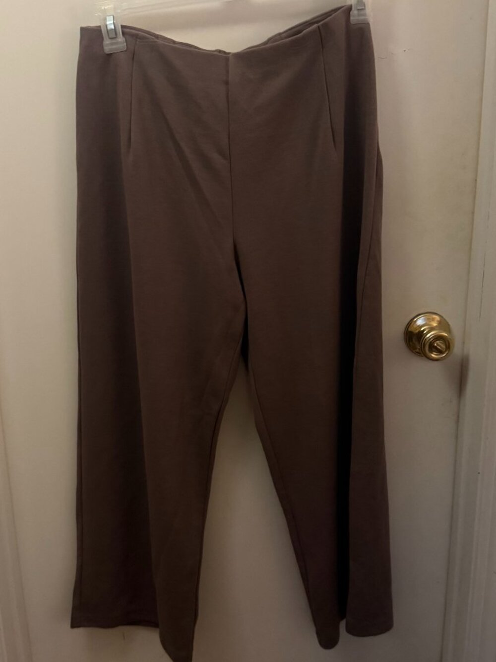 Hannah Anderson Taupe High-Waisted Trousers W L